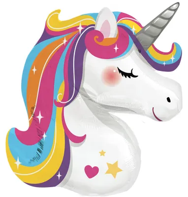 Immagine prodotto di Palloncino in foil a forma di unicorno 70 x 78 cm