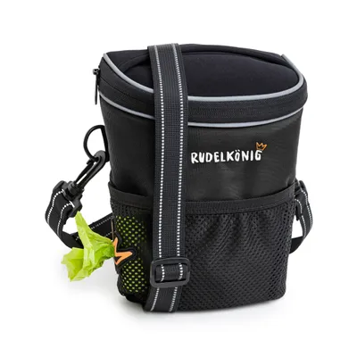 Produktbild von RUDELKÖNIG Leckerlietasche schwarz – Praktische Futtertasche für Hundetraining & Gassi