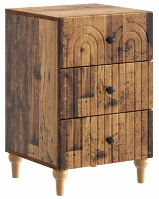 Image de Cabinet de chevet avec tiroir Bois ancien 43 x 41 x 66,5 cm