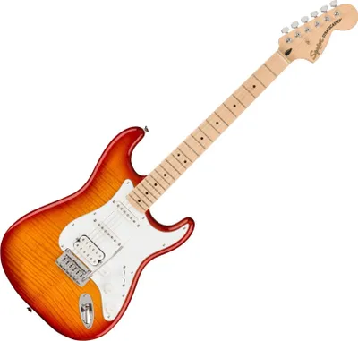 Zdjęcie produktu dla Fender Squier Affinity Series Stratocaster FMT Sienna Sunburst Gitara elektryczna