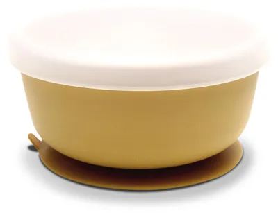 Produktbild von Lorelli Silicone Vacuum Bowl With Lid – Silikon-Schüssel mit Saugbasis & Deckel, 6+ Monate, BPA-frei, spülmaschinen- & mikrowellengeeignet