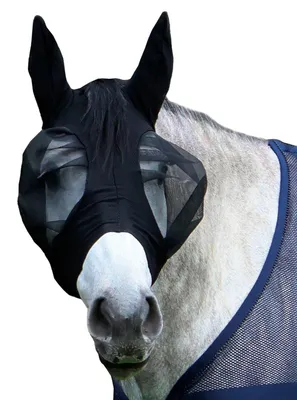 Produktbild von EQuest Fliegenmaske Flexi Fly Guard Mesh, Farbe: schwarz, Größe:Full