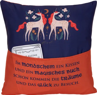 Produktbild von HERGO Sofahelden Lesekissen "Im Mondschein ein Kissen..."