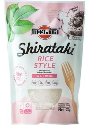 Produktbild von Shirataki-Reisnudeln 270g - Miyata