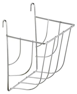 Productafbeelding van Hooirek knaagdieren - 20 x 12 x 19 cm - Zilver - Hooihouder
