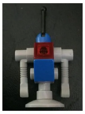 Obrázek produktu pro LEGO Minifigurka, klasická vesmírná droid, světle šedá a modrá (tlm088)