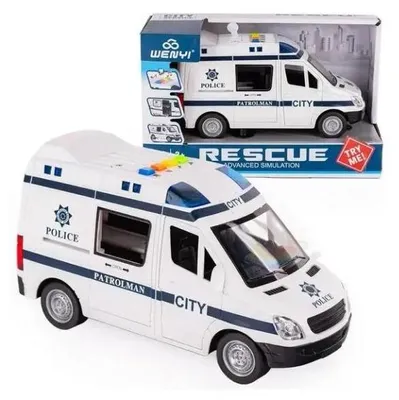 Image de Voiture de police avec lumières et sirène - Lena