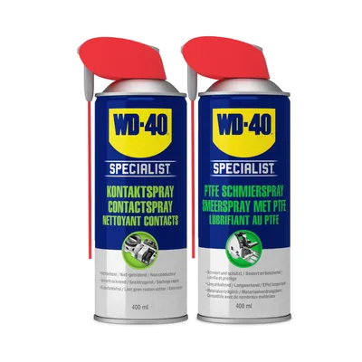 Produktbild von WD-40 Specialist Kontaktspray 400ml + WD40 Specialist PTFE Schmierspray 400ml