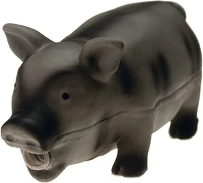 Produktbild von Karlie Schwein - Hundespielzeug - Latex - Schwarz - 22x10x10 cm