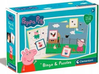 Produktbild von CLEMENTONI Peppa Pig Lern-Bingo-Spiel