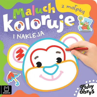 Produktbild von Maluch Koloruje I Nakleja Z Małpką. Gruby Obrys