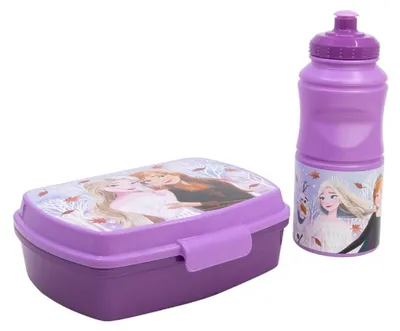 Productafbeelding van Disney Frozen set bestaande uit een kinderfles (380 ml) en een lunchbox