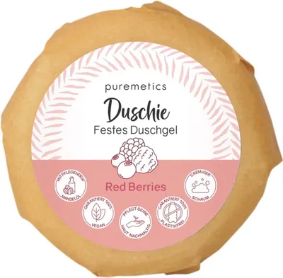 Obrázek produktu pro Tuhý sprchový gel Duschie - Red Berries 60g