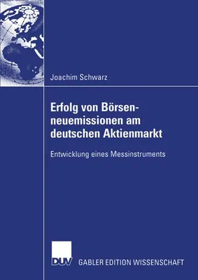 Obrázek produktu pro Erfolg von Börsenneuemissionen am deutschen Aktienmarkt