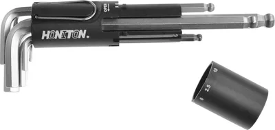 Immagine prodotto di HONITON CHIAVE A BUSSOLA TIPO L, SET DI SFERE 8 pezzi 2,0,2,5,3,0,4,0,5,0,6,0,8,0 10,0 mm