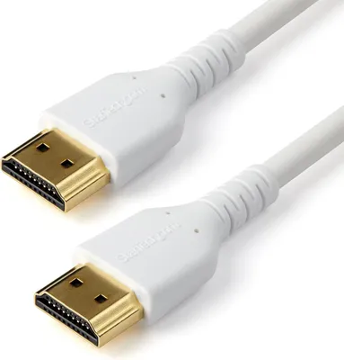 Obrázek produktu pro StarTech.com RHDMM2MPW, 2 m, HDMI Typ A (standardní), HDMI Typ A (standardní), Audio Return Channel (ARC), Bílá