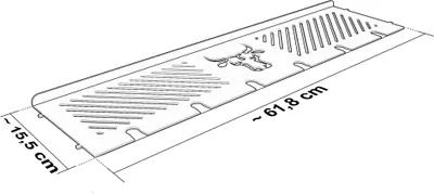 Produktbild von Warmhalterost aus Edelstahl passend für alle Napoleon Rogue 425er Gasgrill, Größe:425er Serie Flach Bulle