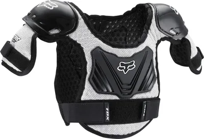 Produktbild von FOX Pee Wee Titan Kinder Brustpanzer, schwarz/grau, M/L