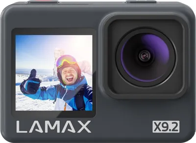 Produktbild von Lamax X9.2, Actioncam, 4K/60fps Videoaufnahme, 2″-Touchdisplay, Stabilisierung, Wi-Fi, externes Mikrofon, 16 MPx Fotos, komplettes Zubehör inklusive