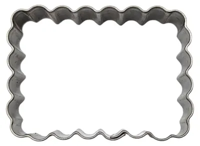 Produktbild von Keksa. Rechteck, groß gewellt 52x38mm