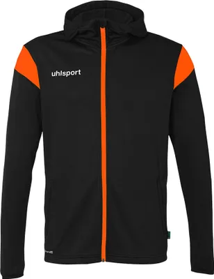 Produktbild von Uhlsport Squad 27 Kapuzenjacke Kinder - Schwarz / Neonorange