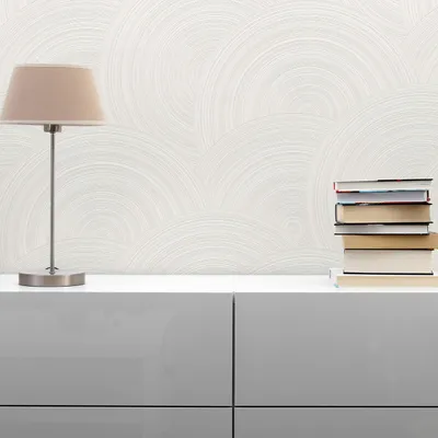 Produktbild von TADESSI Tapete 3D Optik Benedetta M1-No.1823 Vliestapete Weiß Modern Grafik Wohnzimmer Schlafzimmer Küche