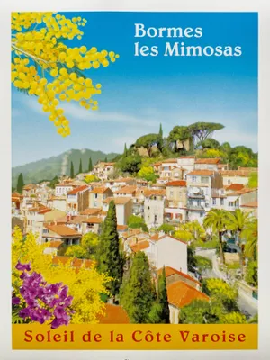 Productafbeelding van Côte Varoise - Bormes-les-Mimosas - Poster/Affiche, 30x40 cm