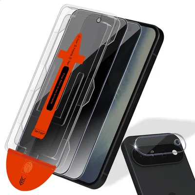 Zdjęcie produktu dla 2-pak Google Pixel 11 Privacy Szkło ochronne na ekran Privacy & 1-pak ochrona obiektywu - Szkło hartowane | [Automatyczna instalacja] - Bez bąbelków