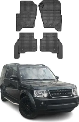 Immagine prodotto di 2009-2016 Land Rover Discovery Tappetini in gomma nera 4 pezzi
