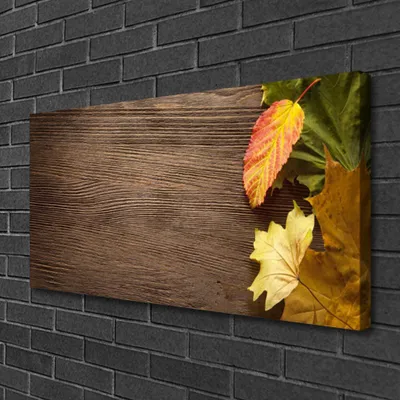 Produktbild von Tulup Leinwand-Bilder 100x50 Wandbild Canvas Kunstdruck Blätter Pflanzen