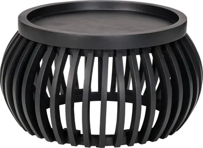 Produktbild von home24 Massiver Couchtisch - Mango Schwarz