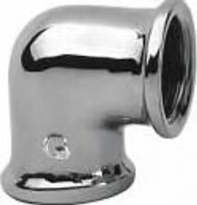 Produktbild von Winkel 3/8" chrom Messing Bogen IG/IG