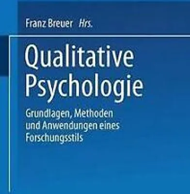 Obrázek produktu pro Qualitative Psychologie