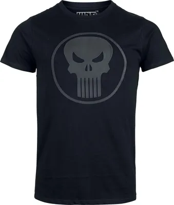 Produktbild von The Punisher T-Shirt Herren Skull Logo schwarz M