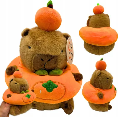 Immagine prodotto di Peluche Capibara arancione 25 cm