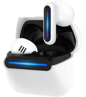 Produktbild von YENKEE YHP 06BT WE True Wireless In-Ear Bluetooth 5.3, Game Mode (Low Latency), ENC-Mikrofon, Touch-Steuerung, Ladecase mit LED, weiß