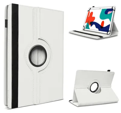 Produktbild von Tablet Hülle für Huawei MatePad 11 2023 Tasche Schutzhülle Case 360 Grad DrehbarFarbe 360 Uni:Weiss