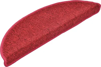 Obrázok produktu pre vidaXL Podložky na kroky 20 ks 56x17x3 cm červené polkruhové