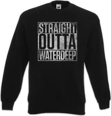 Produktbild von Urban Backwoods Straight Outta Waterdeep, Sweatshirt, Farbe: Schwarz, Größe: S