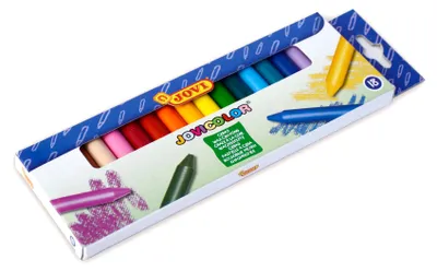 Produktbild von Jovi JOVICOLOR Wachsstifte 18er Schachtel, farbig sortiert