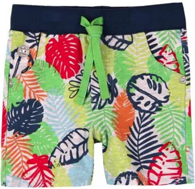 Produktbild von Bóboli Jungen Bermuda Shorts Blätter-Alloverprint Gr. 68 - 92 68