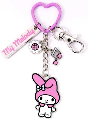 Immagine prodotto di Portachiavi Hello Kitty con ciondolo My Melody 15 cm