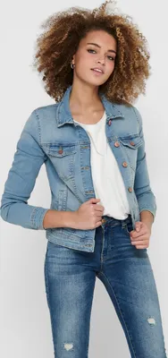 Produktbild von ONLY 15177241, Weiblich, Erwachsener, Regular fit, Baumwolle, Elasthan, Blau