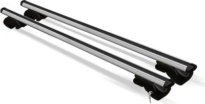 Image de Barres de toit VDP en aluminium L compatibles avec Mitsubishi Pajero Pinin à partir de 1999