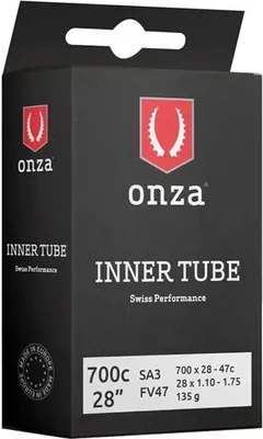 Image de Onza Pneus Tube SA3, 700x28-47C, 0.9mm, Presta FV47mm, noir, 700C