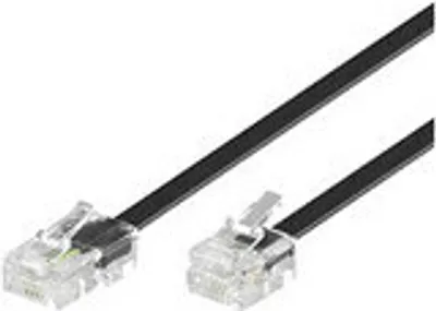 Produktbild von Microconnect MPK453S, 3 m, RJ-11, RJ-45, Männlich, Männlich, Schwarz