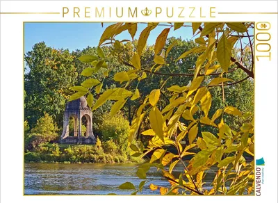 Produktbild von CALVENDO Puzzle Marientempel am Adolf Mittag See | 1000 Teile Lege-Größe 64x48cm Foto-Puzzle für glückliche Stunden