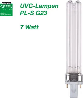 Produktbild von Wagner GREEN UVC Lampe G23 PL-S 7 Watt