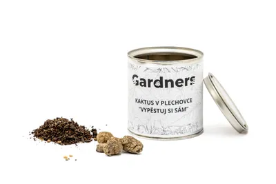 Obrázek produktu pro Gardners Kaktus v plechovce "Vypěstuj si sám"