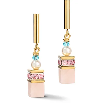 Productafbeelding van Oorbellen, hartvormige hanger, Coeur De Lion, goud, collectie - dames